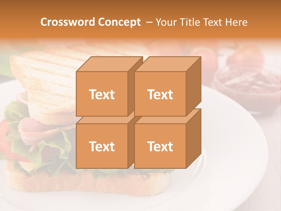 Sandwich Toast Vegetable Grilled PowerPoint Template