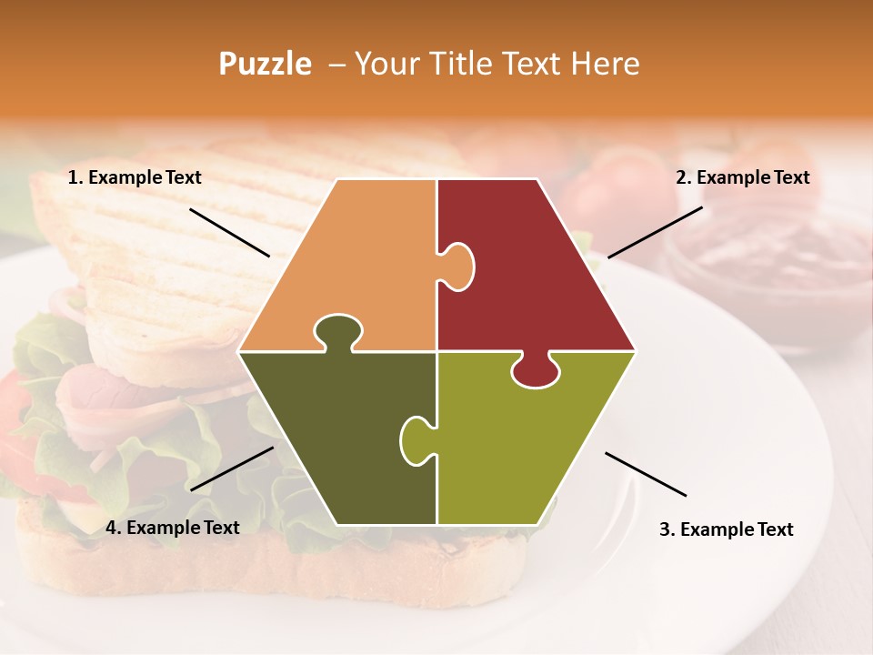 Sandwich Toast Vegetable Grilled PowerPoint Template