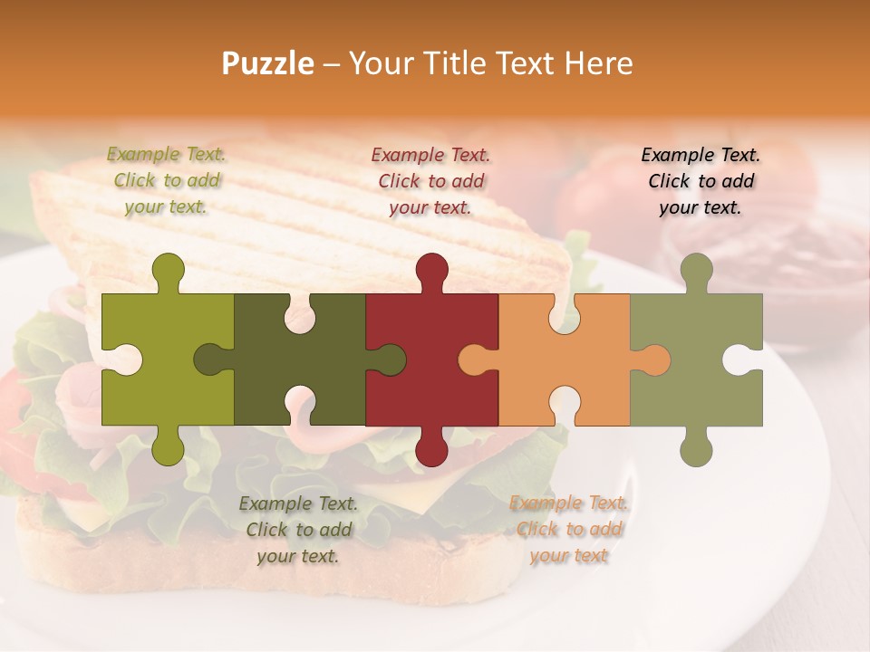 Sandwich Toast Vegetable Grilled PowerPoint Template