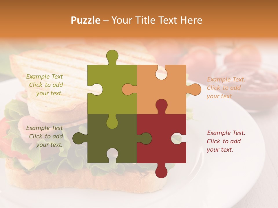 Sandwich Toast Vegetable Grilled PowerPoint Template