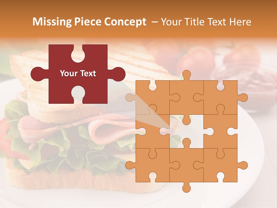 Sandwich Toast Vegetable Grilled PowerPoint Template