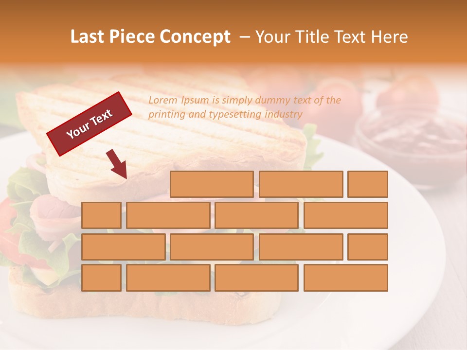 Sandwich Toast Vegetable Grilled PowerPoint Template