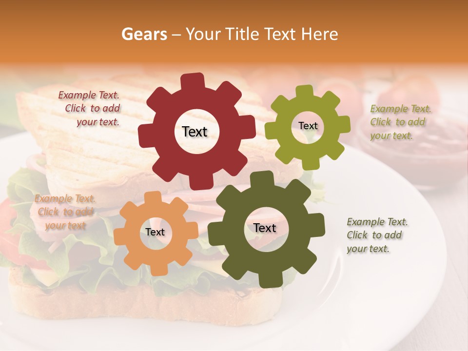 Sandwich Toast Vegetable Grilled PowerPoint Template