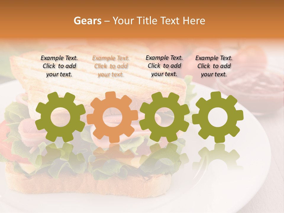 Sandwich Toast Vegetable Grilled PowerPoint Template
