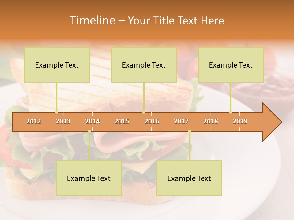 Sandwich Toast Vegetable Grilled PowerPoint Template