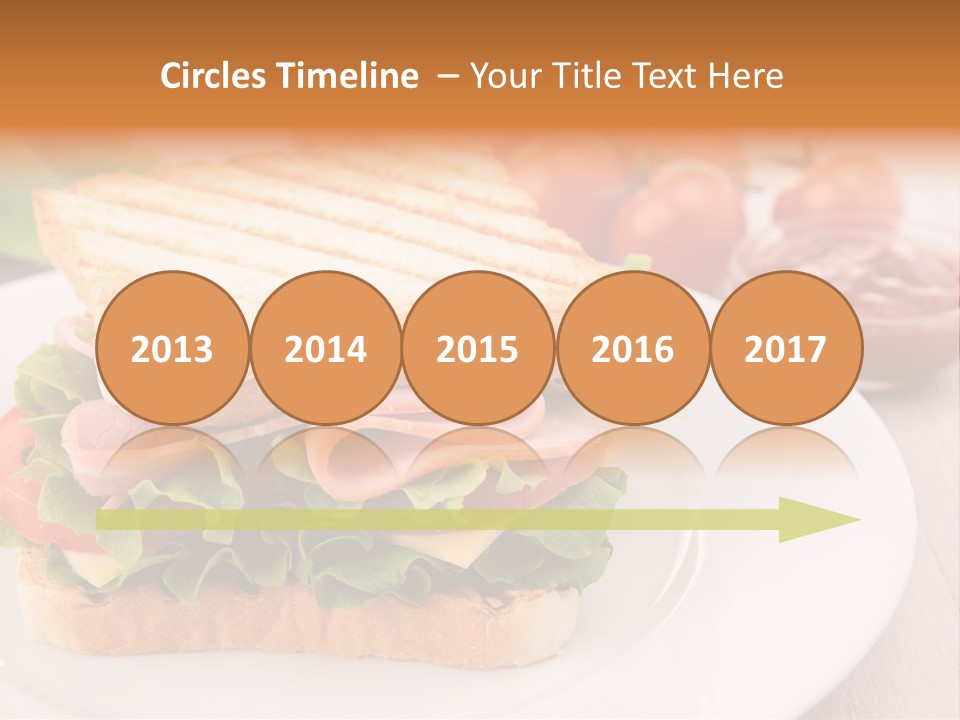 Sandwich Toast Vegetable Grilled PowerPoint Template