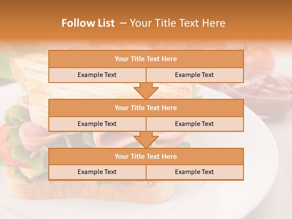 Sandwich Toast Vegetable Grilled PowerPoint Template