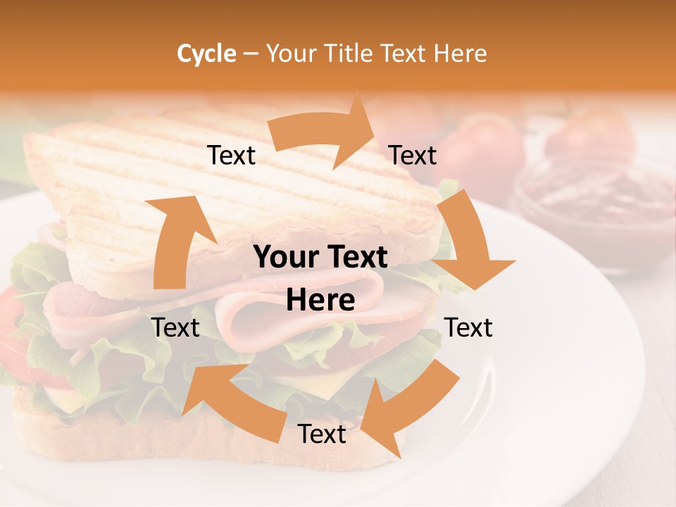 Sandwich Toast Vegetable Grilled PowerPoint Template
