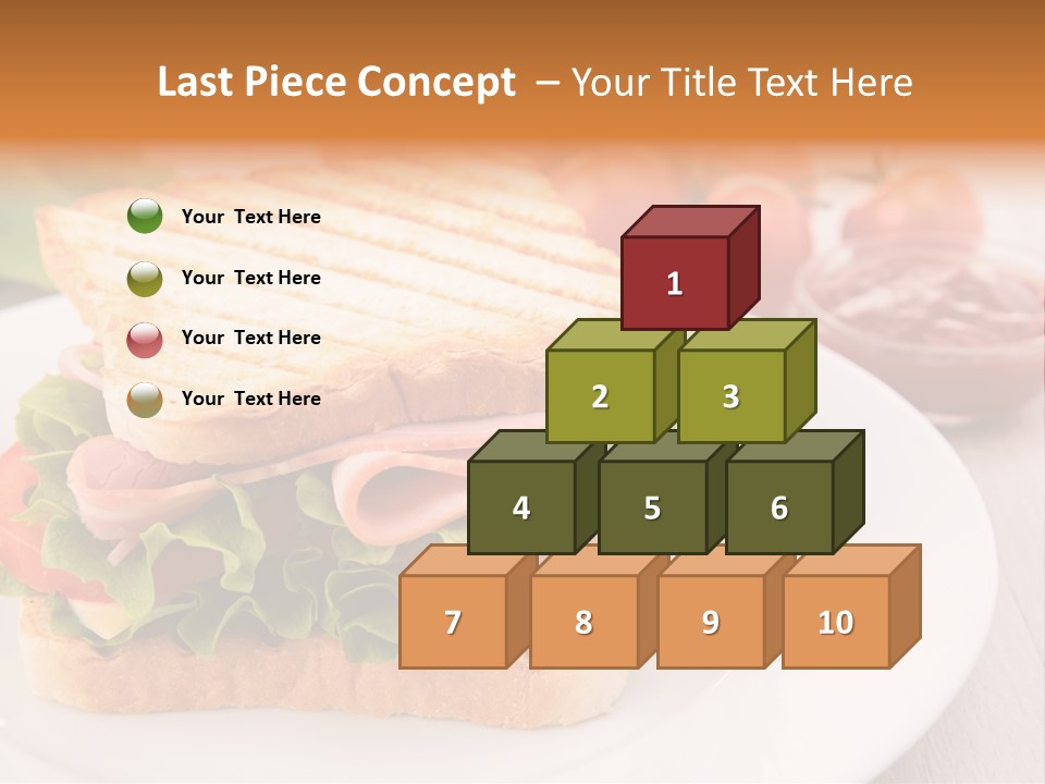 Sandwich Toast Vegetable Grilled PowerPoint Template