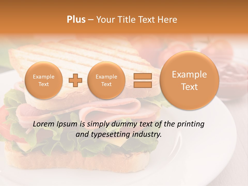 Sandwich Toast Vegetable Grilled PowerPoint Template