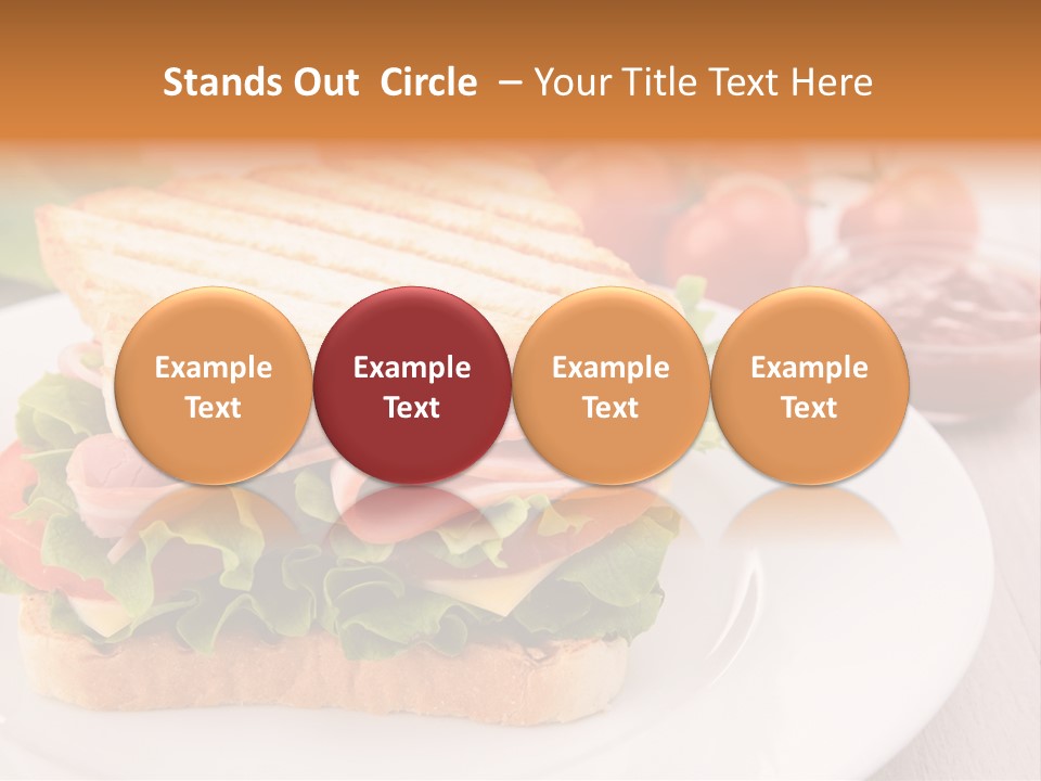 Sandwich Toast Vegetable Grilled PowerPoint Template