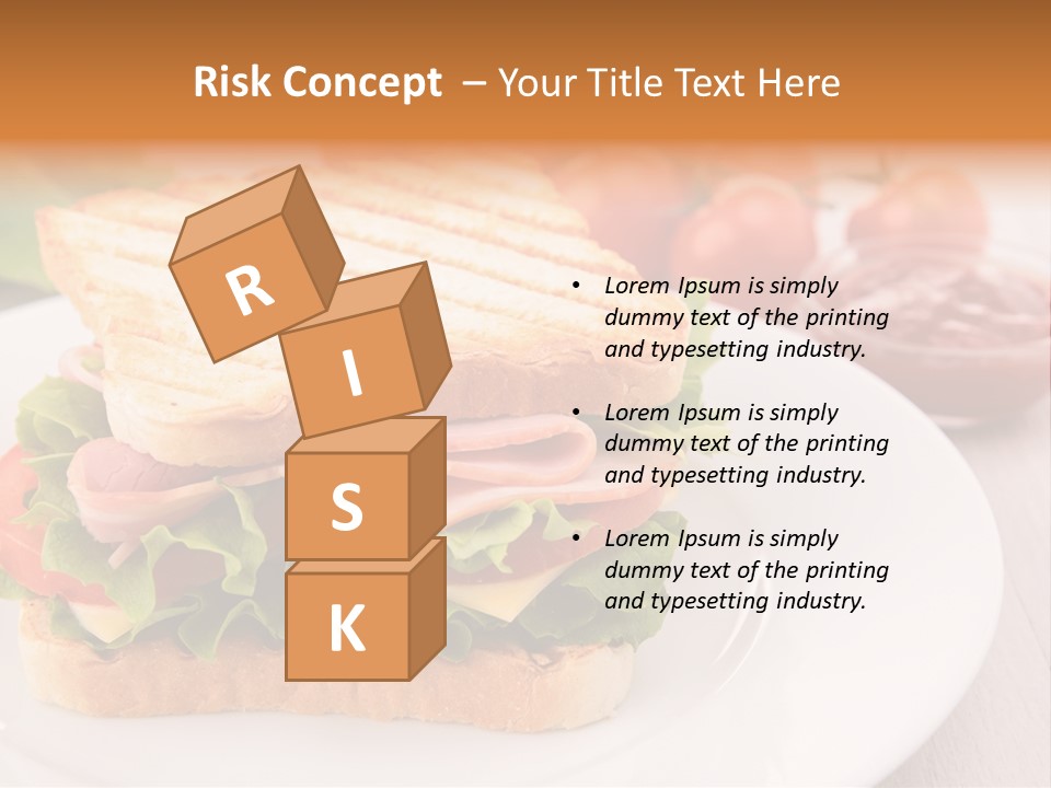 Sandwich Toast Vegetable Grilled PowerPoint Template