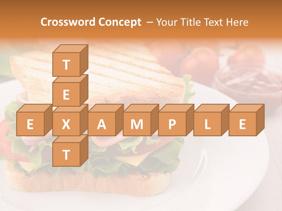 Sandwich Toast Vegetable Grilled PowerPoint Template