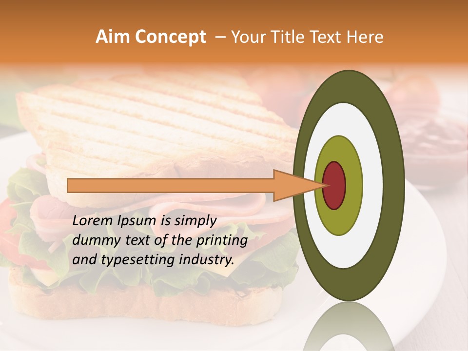 Sandwich Toast Vegetable Grilled PowerPoint Template