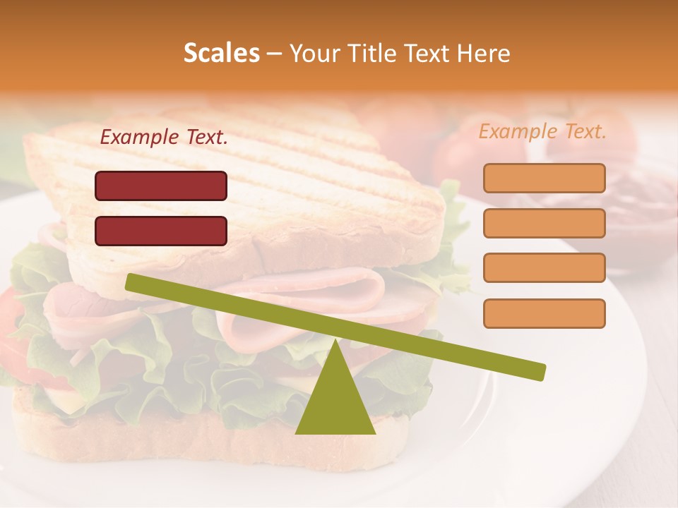 Sandwich Toast Vegetable Grilled PowerPoint Template