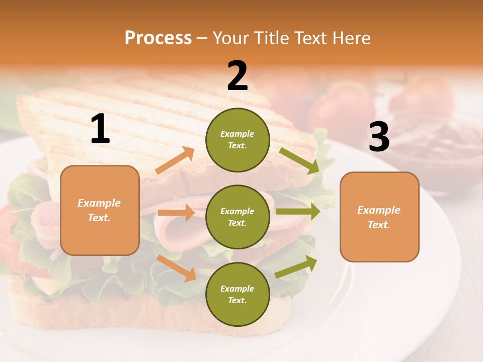 Sandwich Toast Vegetable Grilled PowerPoint Template