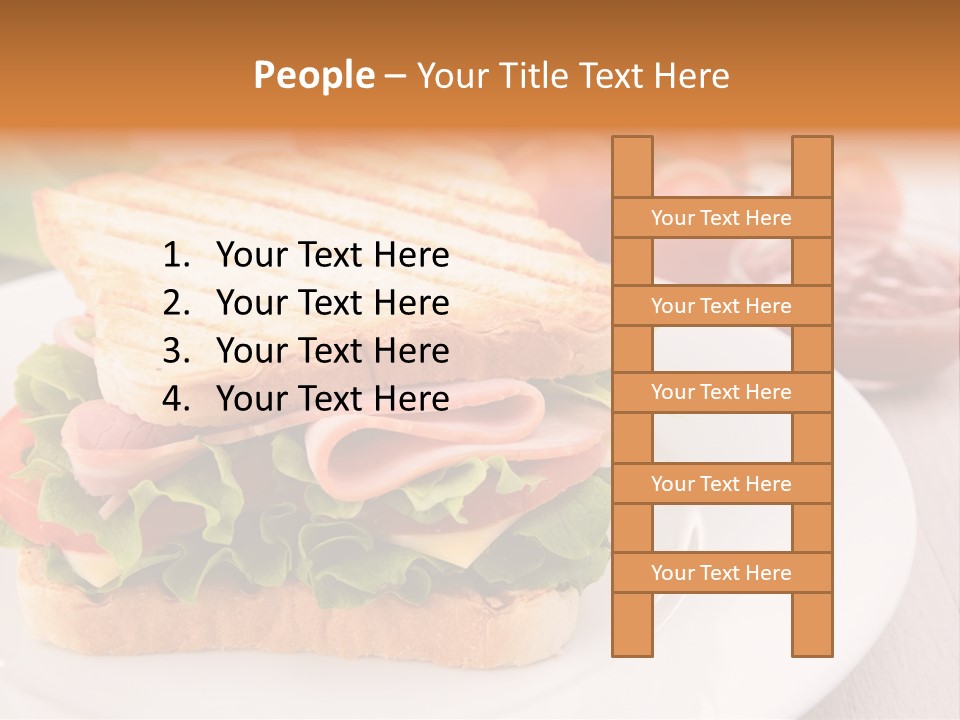 Sandwich Toast Vegetable Grilled PowerPoint Template