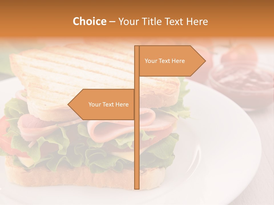 Sandwich Toast Vegetable Grilled PowerPoint Template