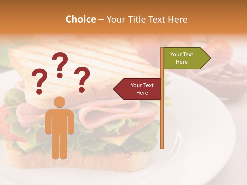 Sandwich Toast Vegetable Grilled PowerPoint Template