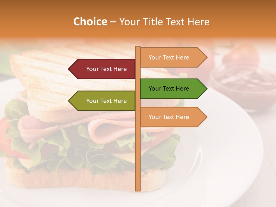 Sandwich Toast Vegetable Grilled PowerPoint Template
