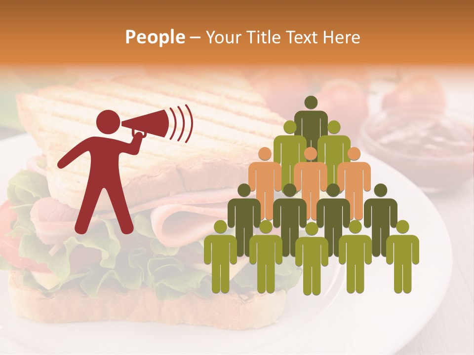 Sandwich Toast Vegetable Grilled PowerPoint Template