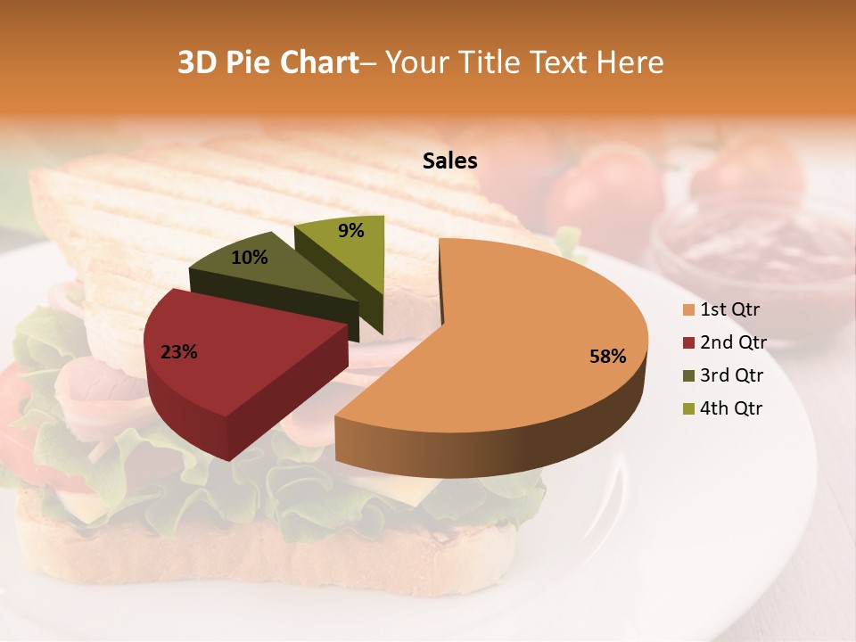 Sandwich Toast Vegetable Grilled PowerPoint Template