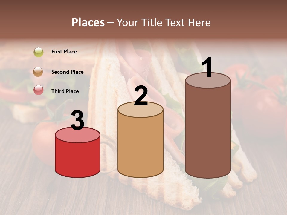 Tomato Bacon Grill PowerPoint Template