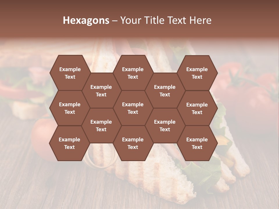 Tomato Bacon Grill PowerPoint Template