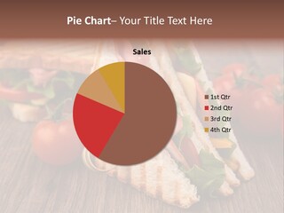 Tomato Bacon Grill PowerPoint Template