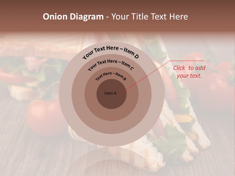 Tomato Bacon Grill PowerPoint Template