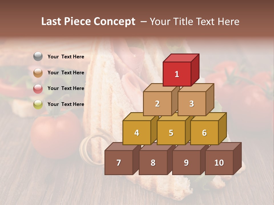 Tomato Bacon Grill PowerPoint Template