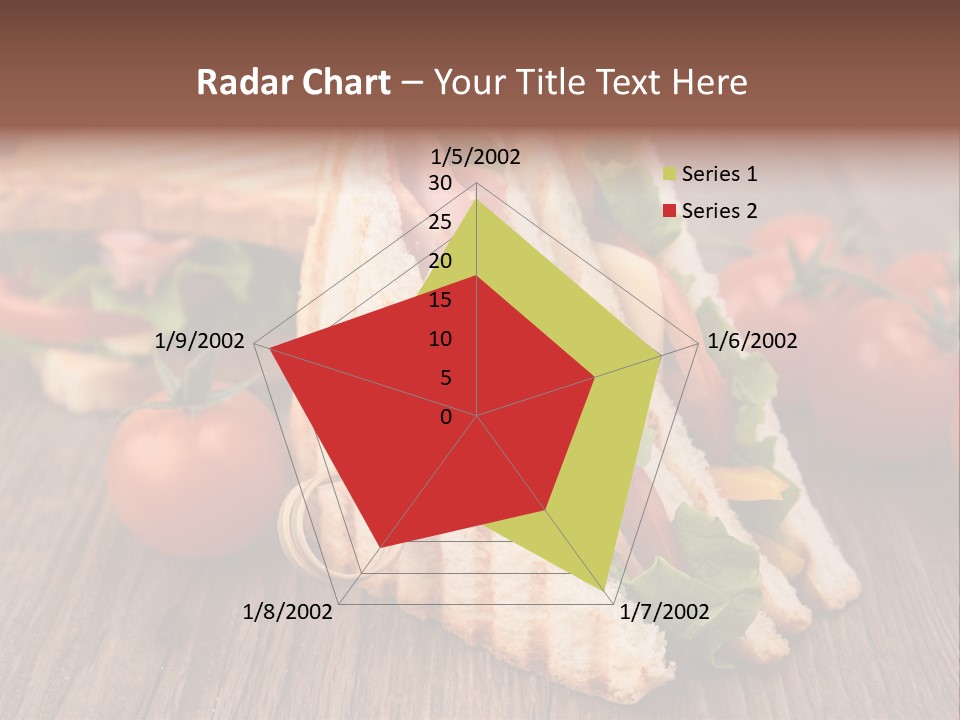 Tomato Bacon Grill PowerPoint Template