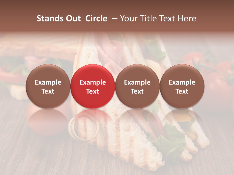 Tomato Bacon Grill PowerPoint Template