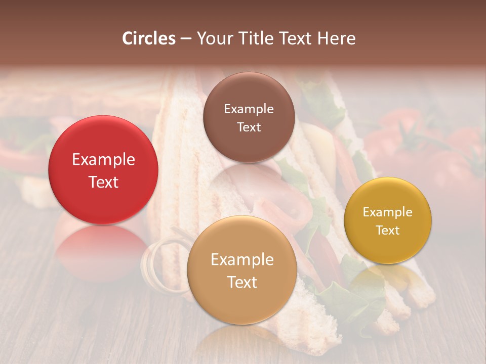 Tomato Bacon Grill PowerPoint Template