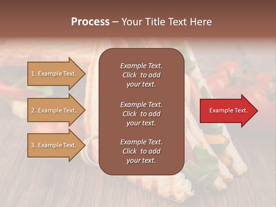 Tomato Bacon Grill PowerPoint Template