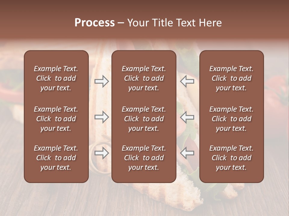 Tomato Bacon Grill PowerPoint Template