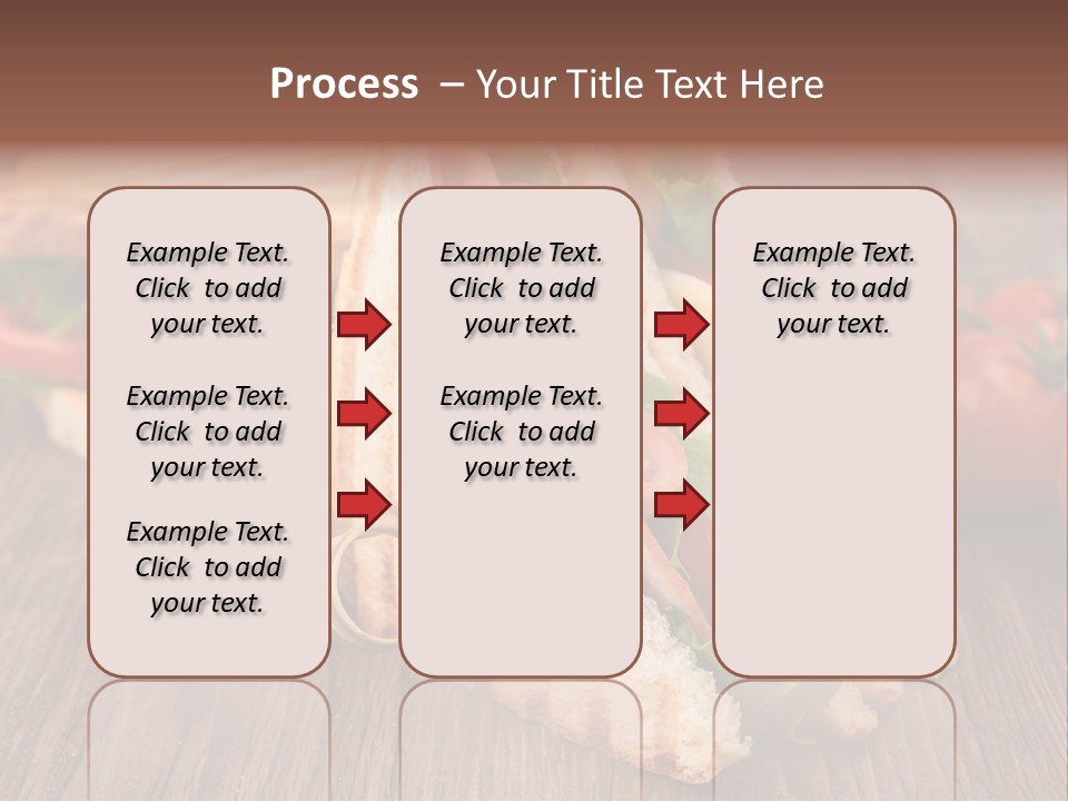 Tomato Bacon Grill PowerPoint Template