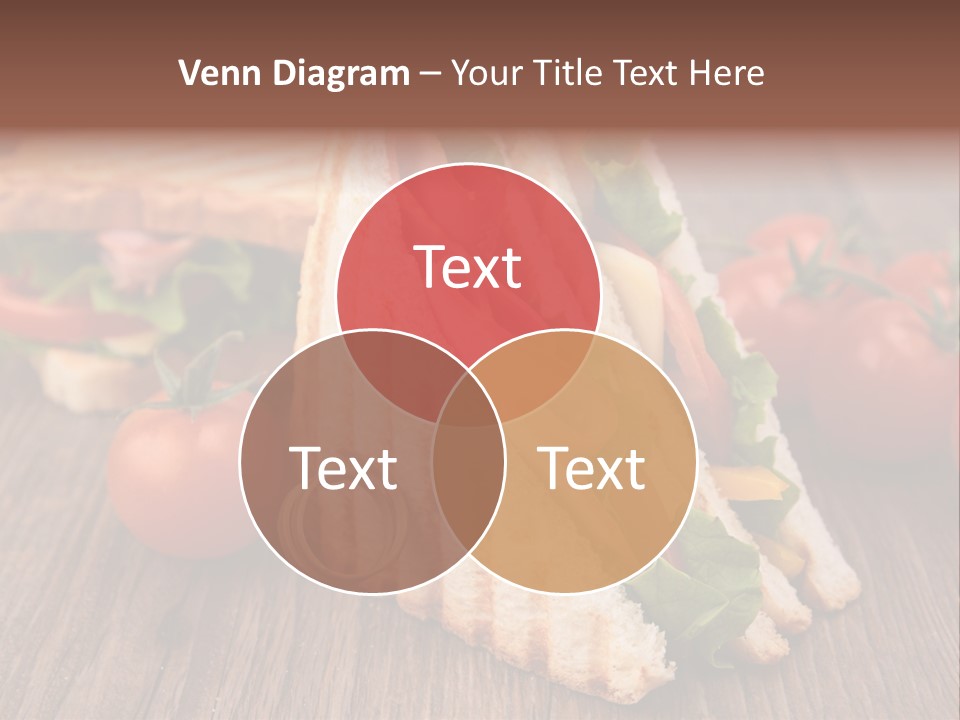 Tomato Bacon Grill PowerPoint Template