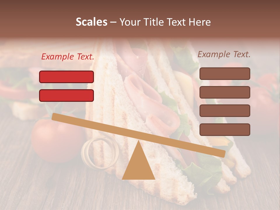 Tomato Bacon Grill PowerPoint Template