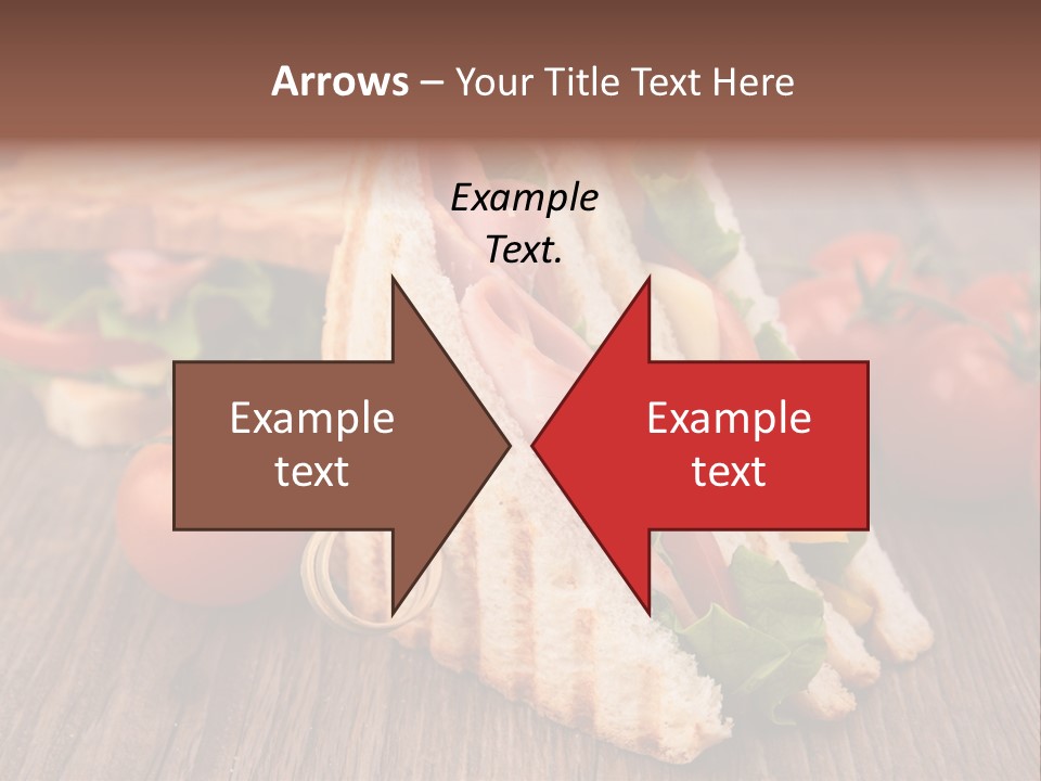 Tomato Bacon Grill PowerPoint Template