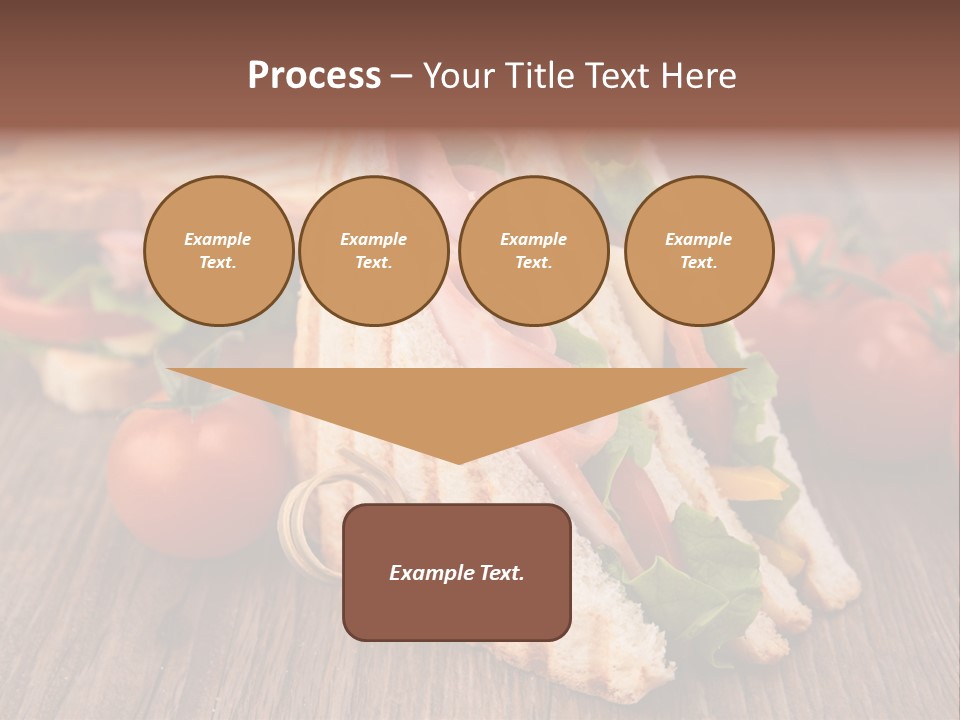 Tomato Bacon Grill PowerPoint Template
