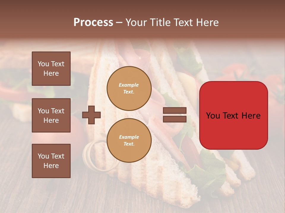 Tomato Bacon Grill PowerPoint Template