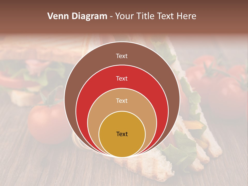 Tomato Bacon Grill PowerPoint Template