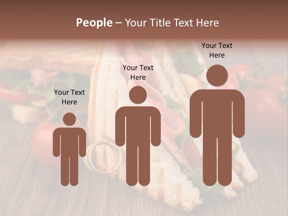 Tomato Bacon Grill PowerPoint Template