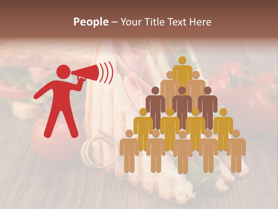 Tomato Bacon Grill PowerPoint Template