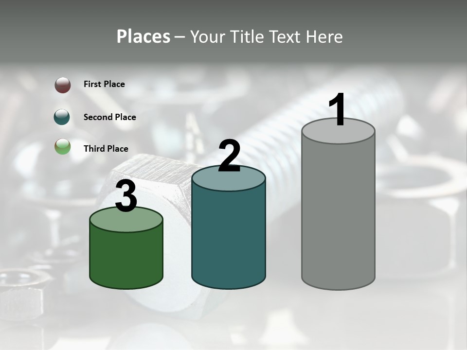 Chrome Background Work PowerPoint Template