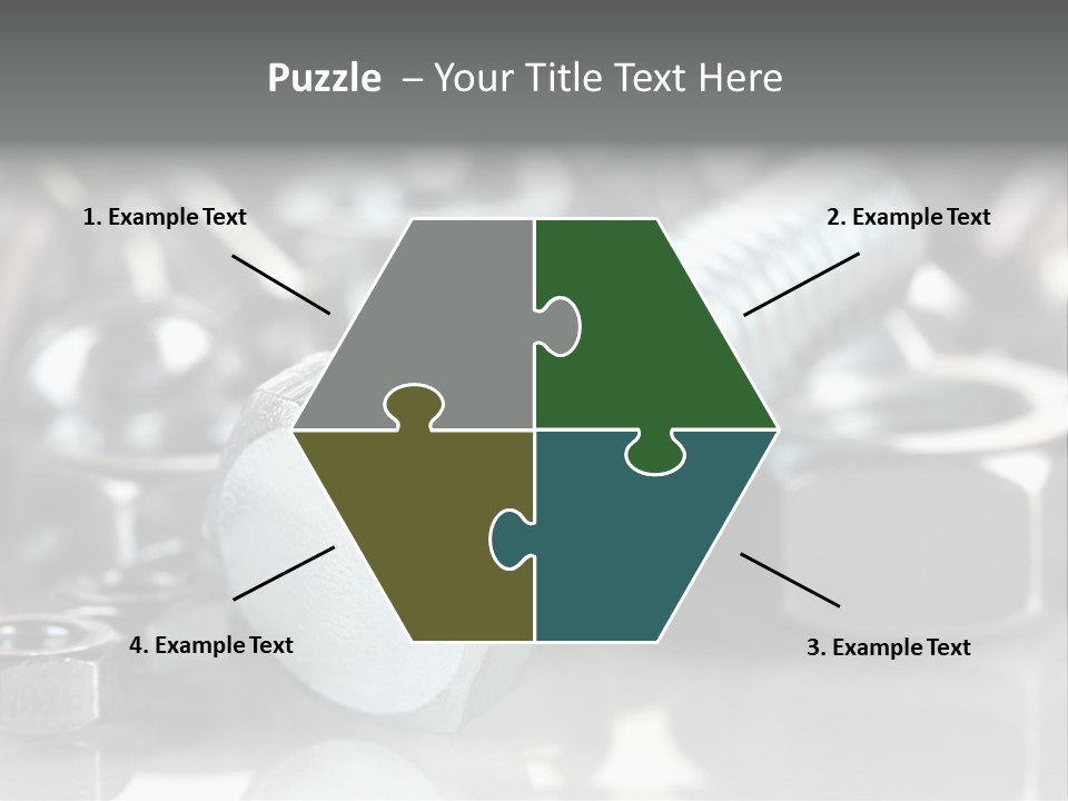 Chrome Background Work PowerPoint Template