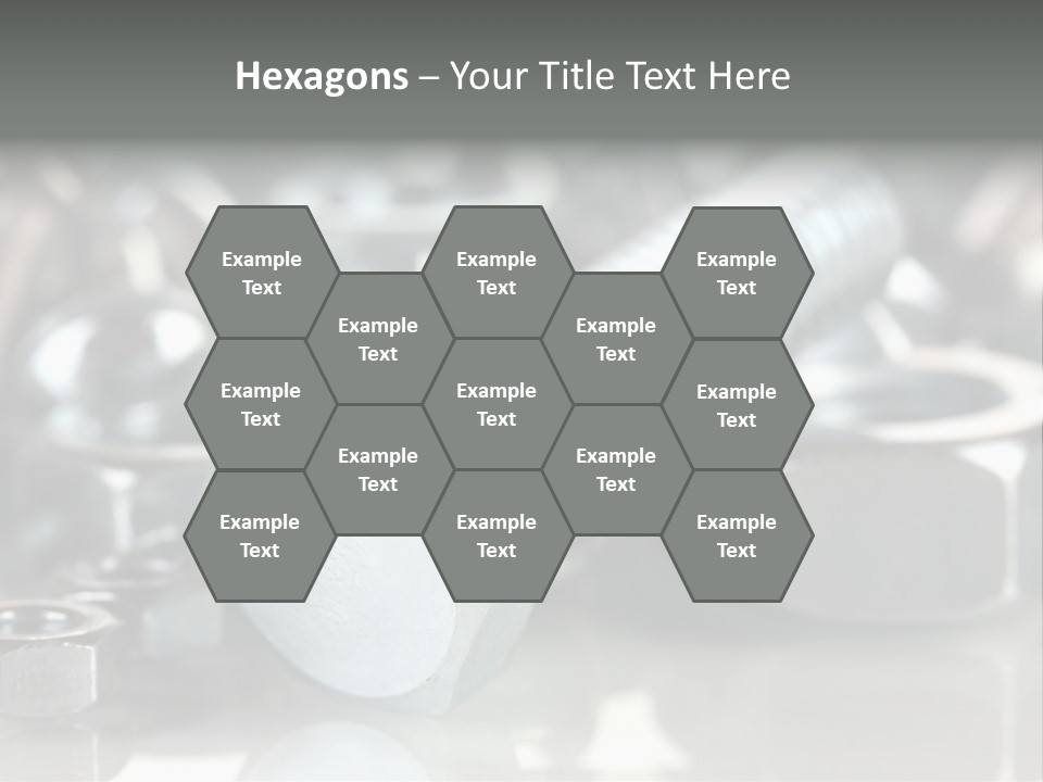 Chrome Background Work PowerPoint Template