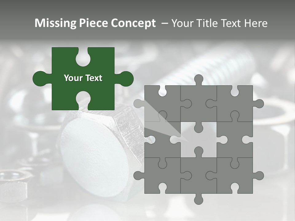 Chrome Background Work PowerPoint Template