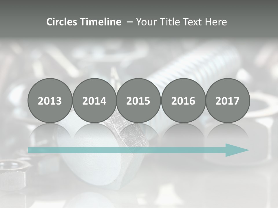 Chrome Background Work PowerPoint Template